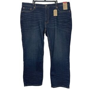 NEW Levis 541 Athletic Taper Jeans Mens 46x29 Stretch Dark Wash Indigo Denim